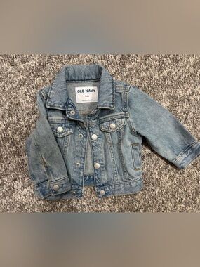 Old Navy Light Wash 3-6 month Denim Jacket